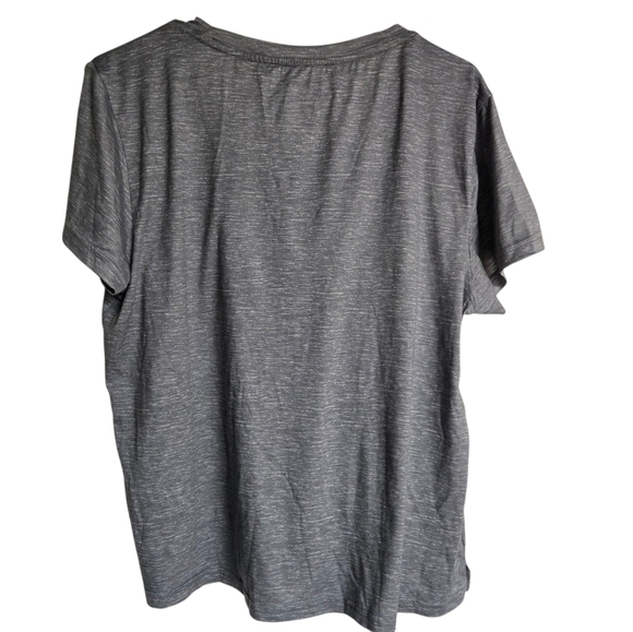 Rae Dunn "Weekend Mode " Gray short sleeve womens shirt Size XL - Picture 2 of 3